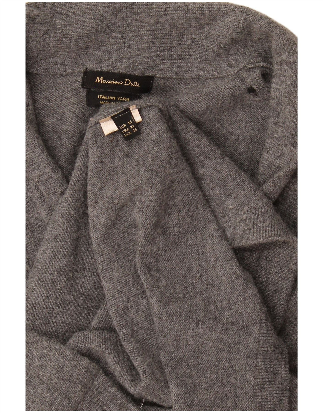 Женское платье-джемпер Massimo Dutti UK 6 XS Серое