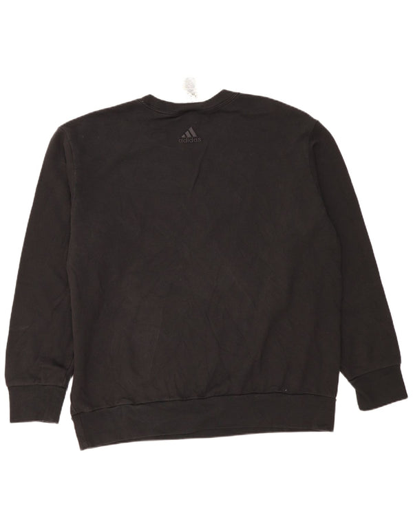 Мужской свитер с рисунком Adidas Jumper XL, черный хлопок