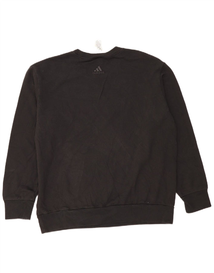 Мужской свитер с рисунком Adidas Jumper XL, черный хлопок