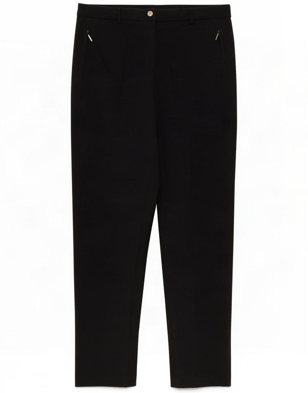 Женские прямые повседневные брюки Marks & Spencer UK 14, большие W34 L32, черные