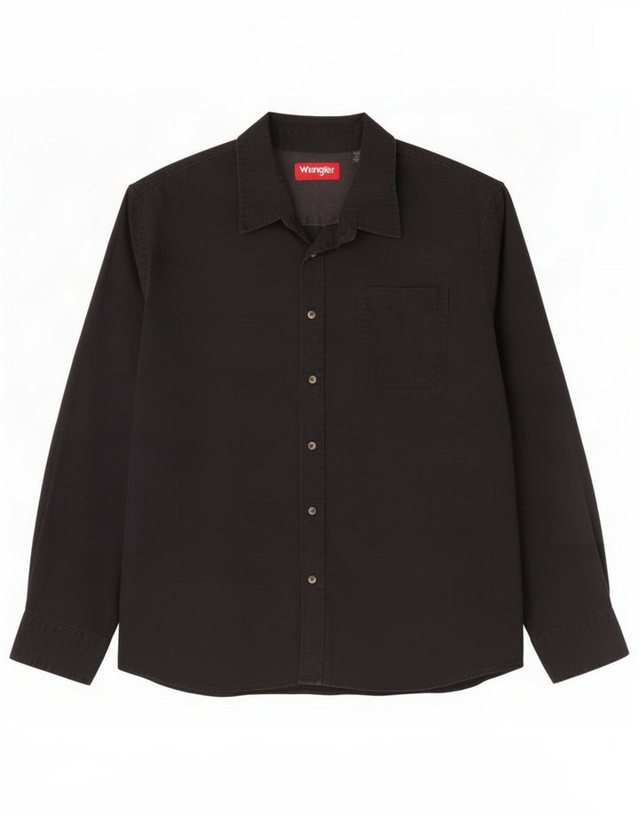 Мужская рубашка Wrangler 2XL, черный хлопок