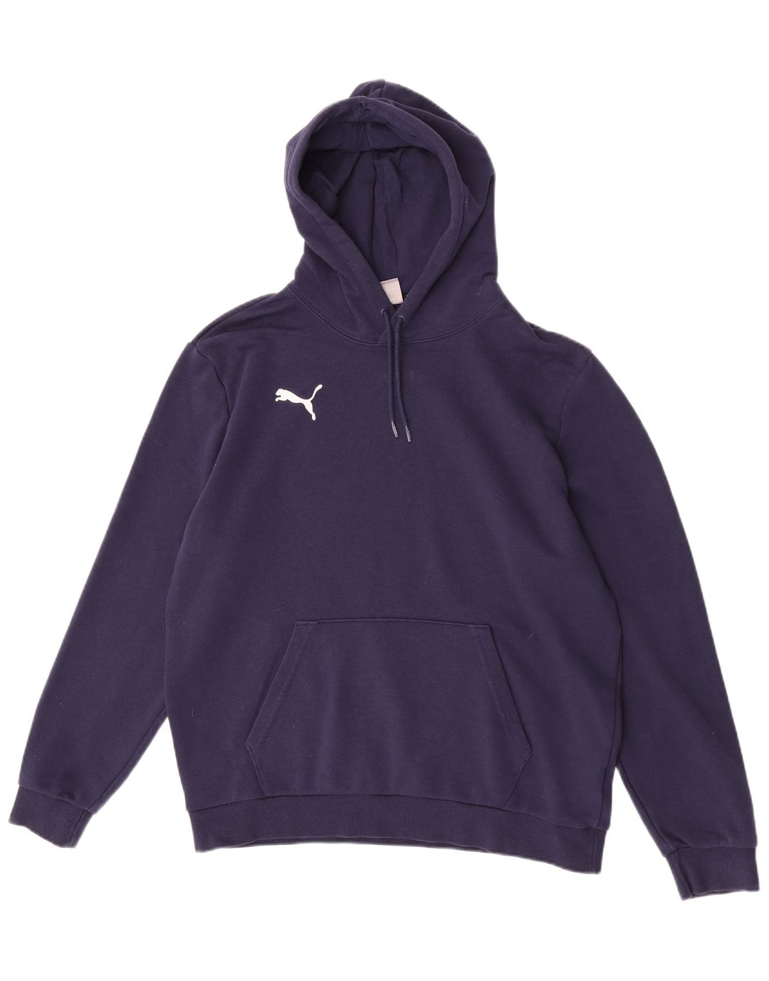 Мужской джемпер с капюшоном Puma, большой размер, темно-синий, хлопок