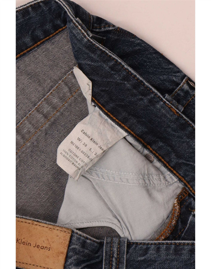 Мужские свободные джинсы Calvin Klein W38 L30, синий хлопок