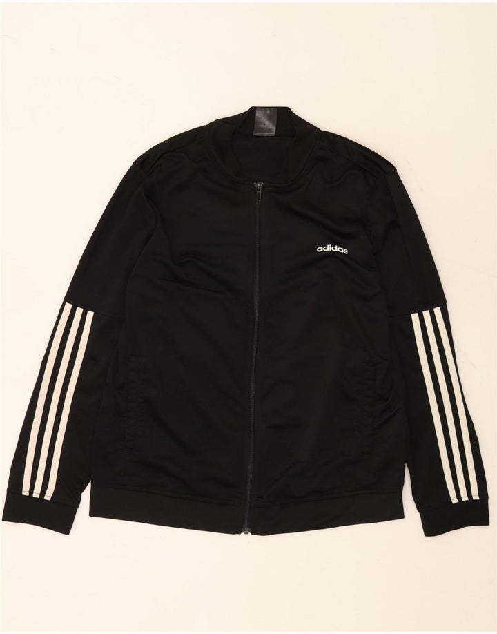 Женский спортивный костюм ADIDAS, верхняя куртка UK 20/22 XL, черный полиэстер