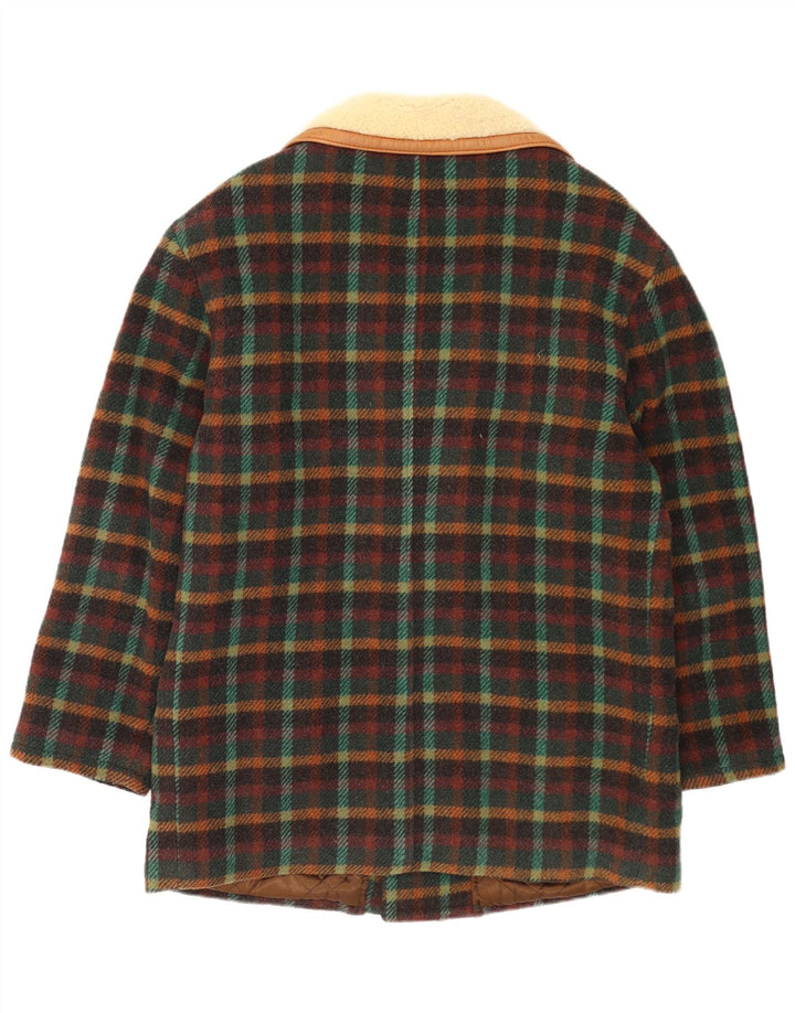 Мужское пальто INDIOS UK 40, большая разноцветная клетка