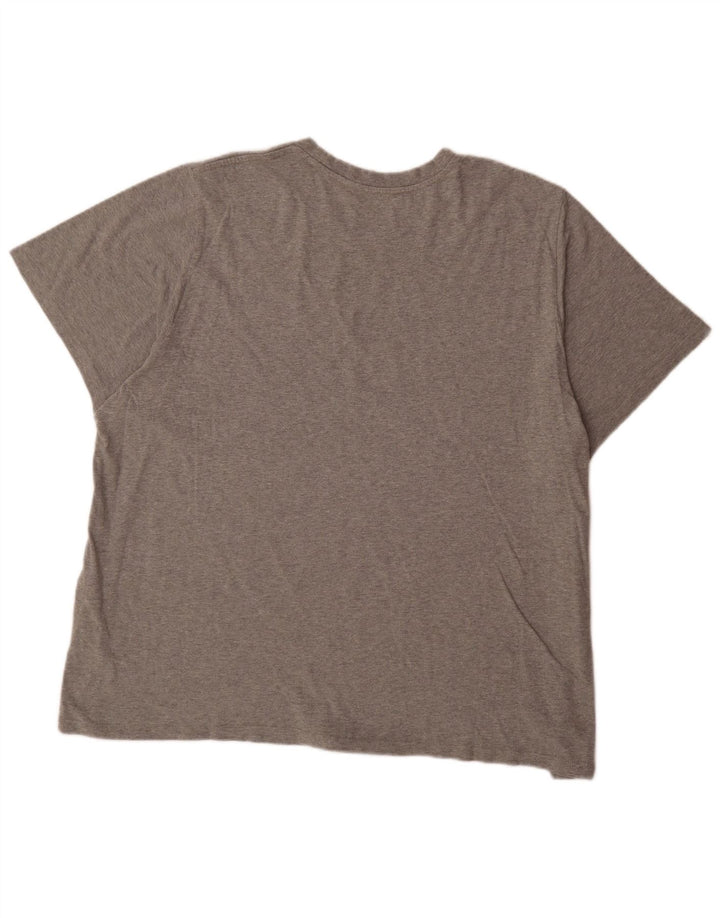 Мужская футболка с рисунком Levi's, топ 2XL, серый хлопок