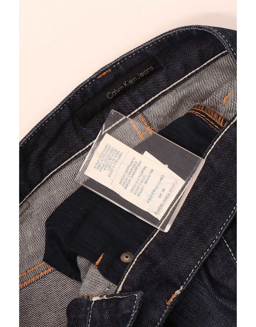 Женские джинсы Bootcut Calvin Klein W30 L32 Темно-синие, хлопок
