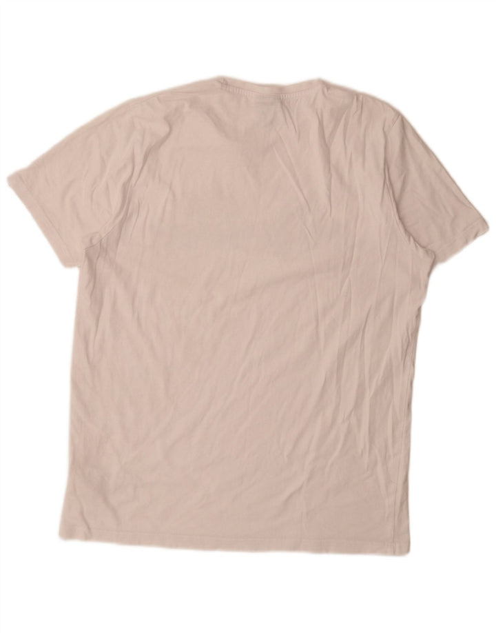 Ellesse Мужская футболка с рисунком, большой белый хлопок