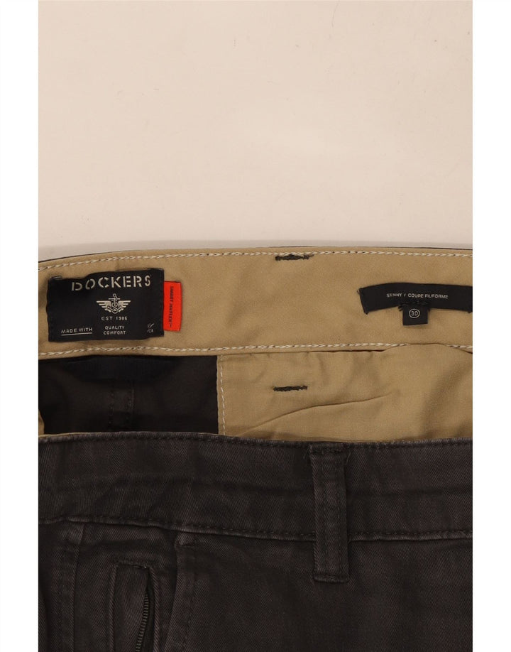 Мужские брюки-чиносы DOCKERS W30 L27, черные, хлопковые