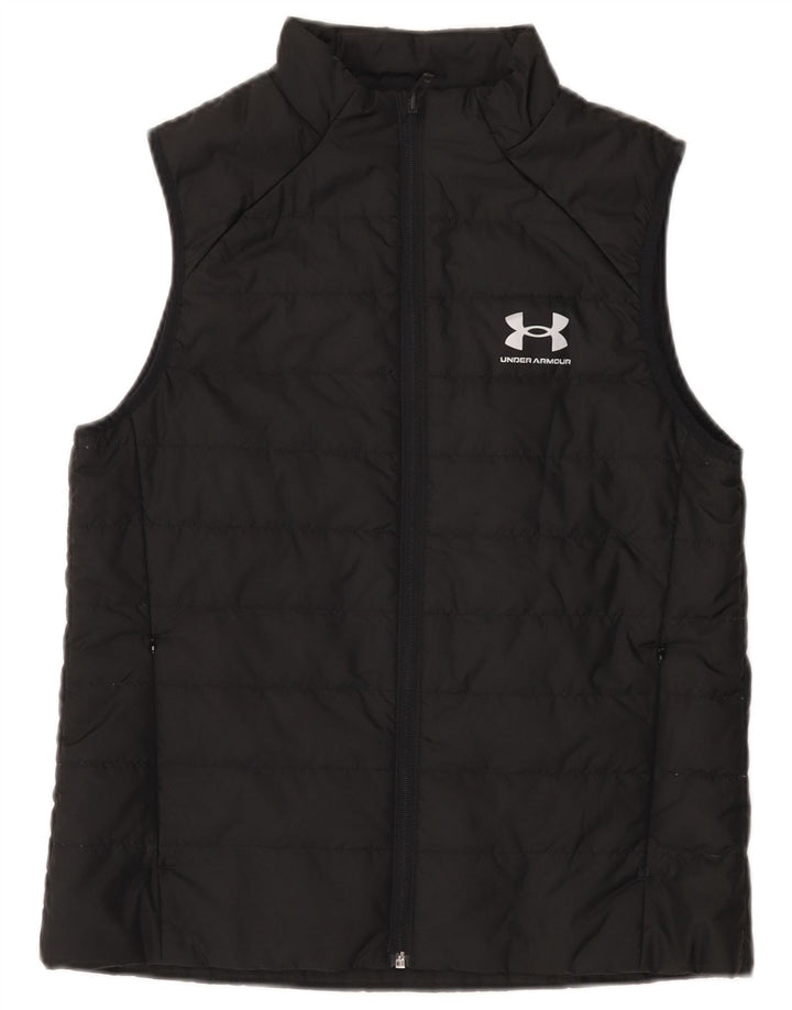 Женский утепленный жилет Under Armour UK 14, средний черный полиэстер