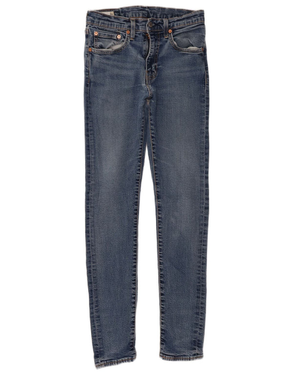 Женские джинсы скинни Levi's W31 L32 Синие, хлопок