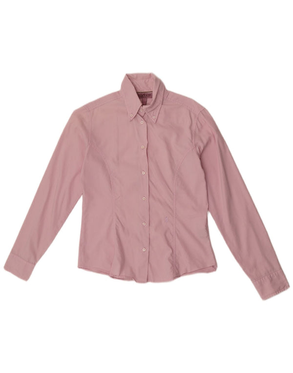 Женская рубашка JECKERSON UK 14, хлопок среднего розового цвета