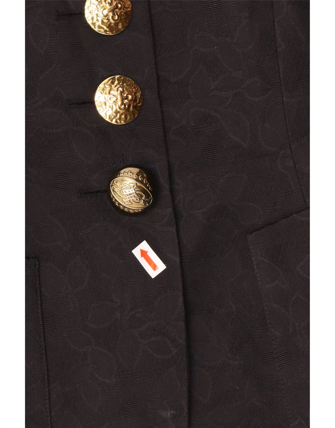 Женский пиджак с коротким рукавом GUY LAROCHE EU 42, большой черный классический