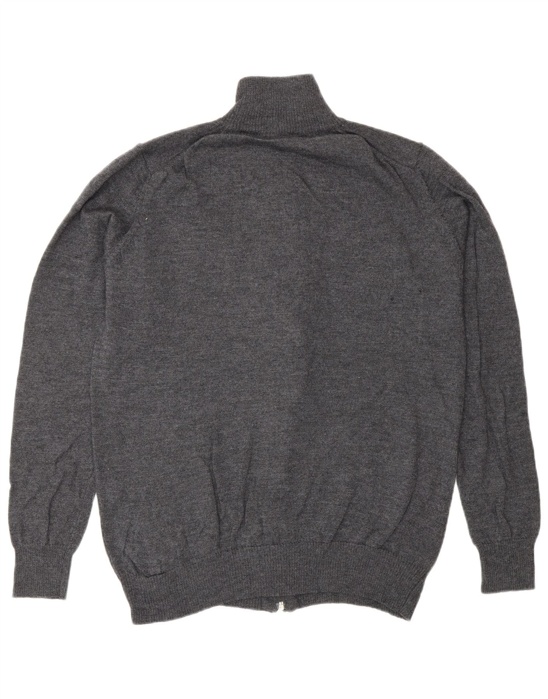 Мужской кардиган Zara XL, серый шерстяной свитер