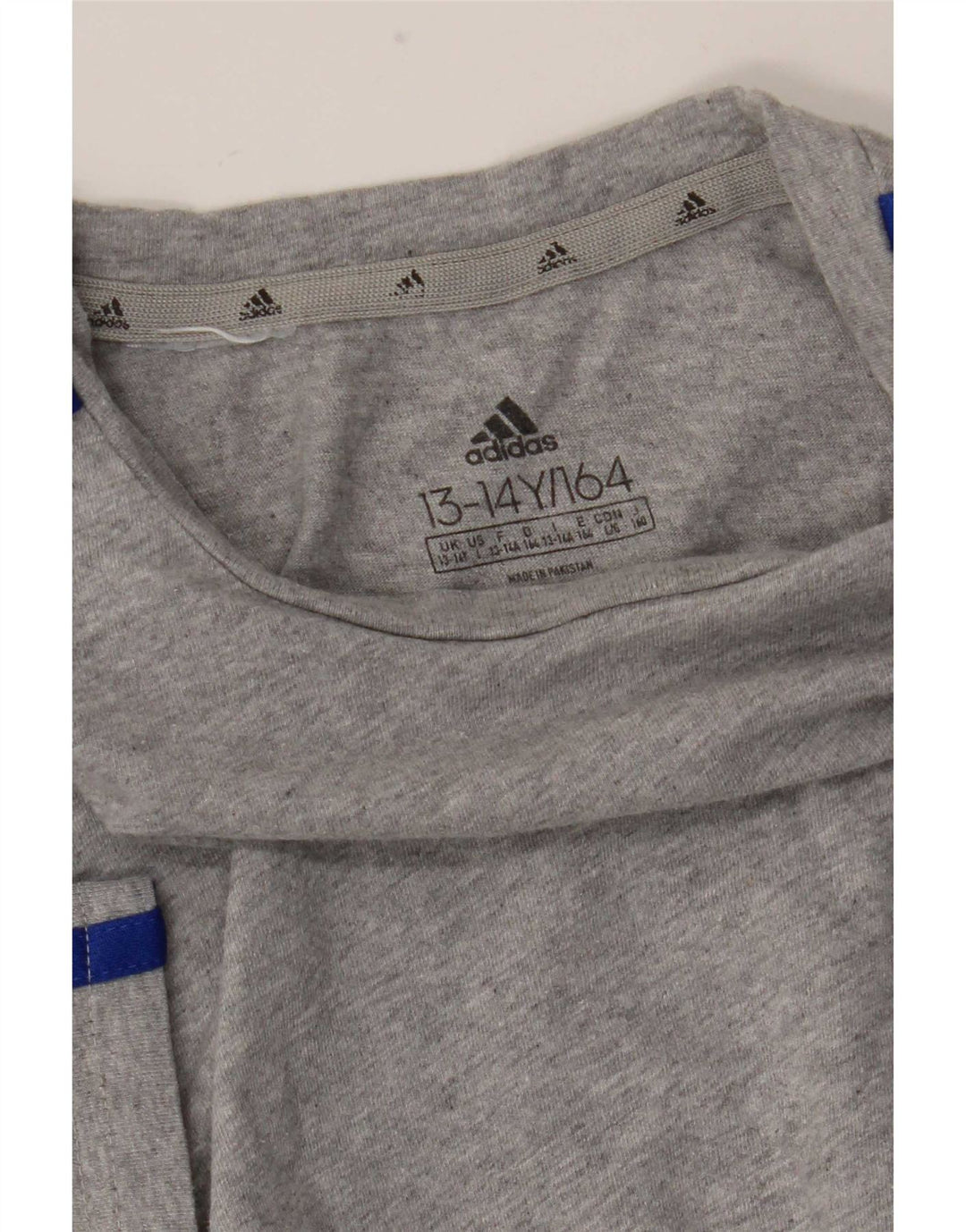 Футболка Adidas для мальчиков 13-14 лет, серая