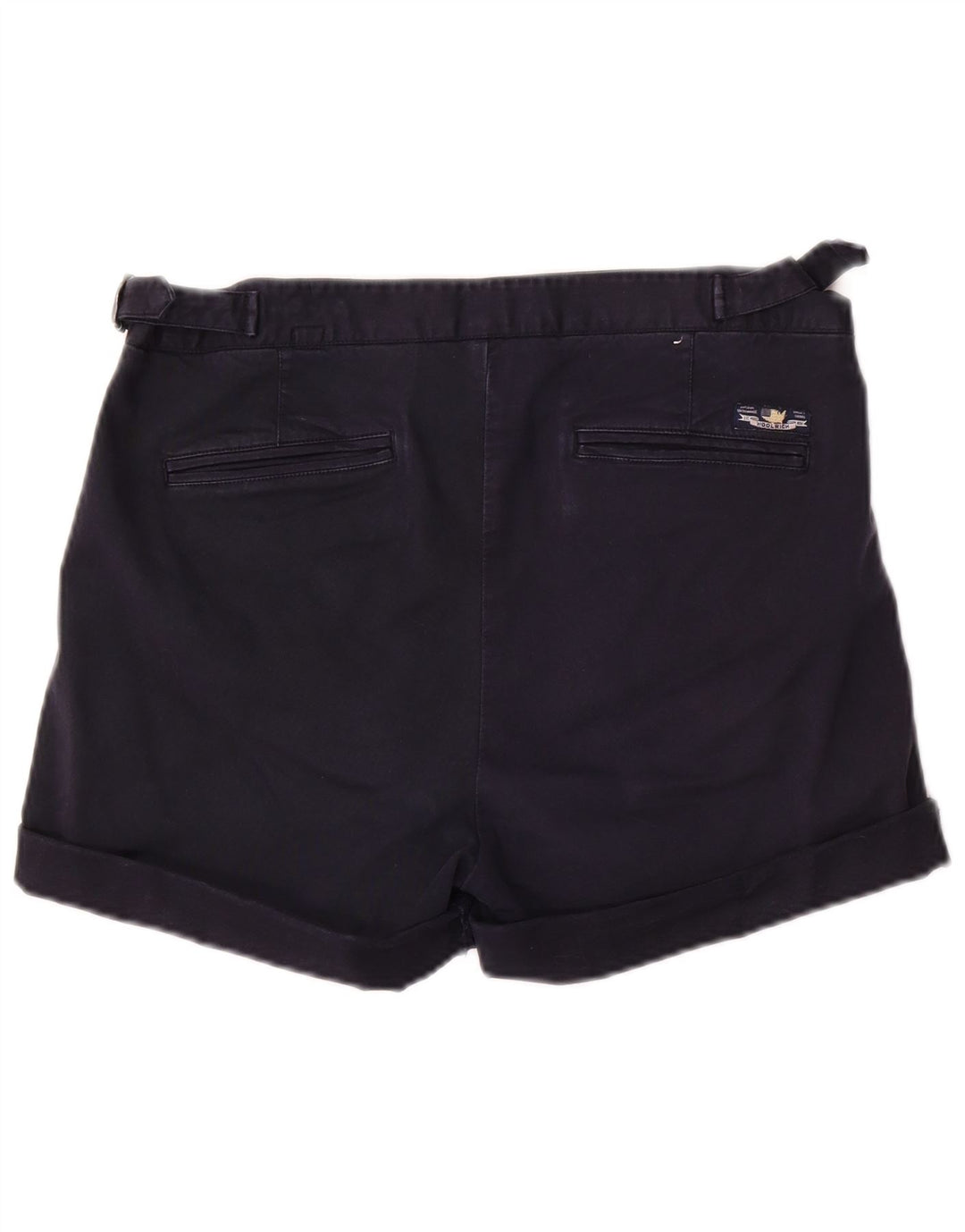 WOOLRICH Womens Pegged Chino Shorts W29 Medium Navy Blue