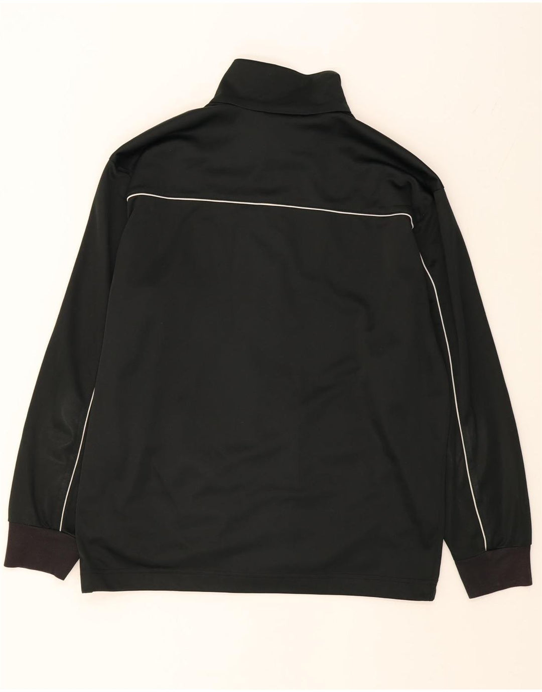 LOTTO Mens Tracksuit Top Jacket XL Black Vintage Lotto and Second-Hand Lotto from Messina Hembry 