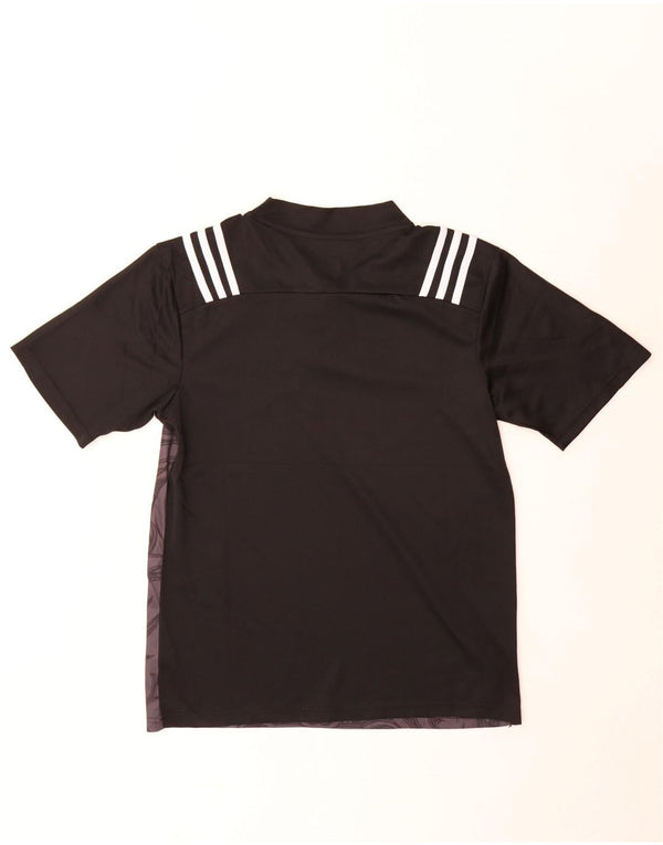 Мужская футболка с рисунком Adidas Top Medium Black из полиэстера с узором пейсли