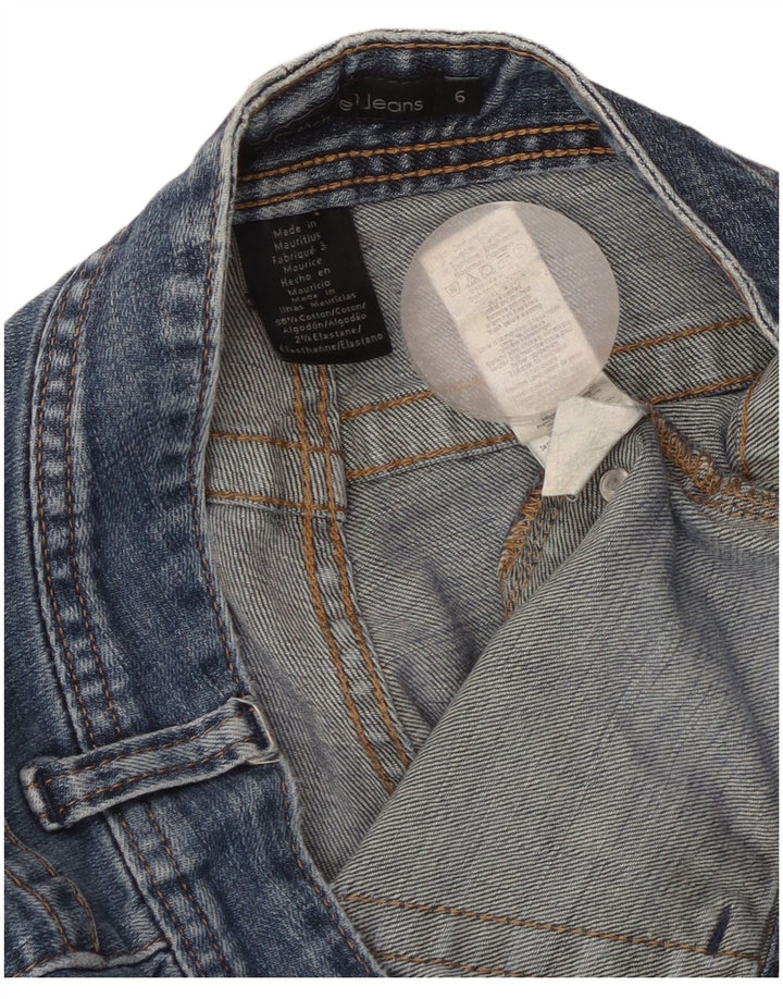 Женские джинсы Bootcut CALVIN KLEIN США 6, маленькие W32 L30, синие, хлопок