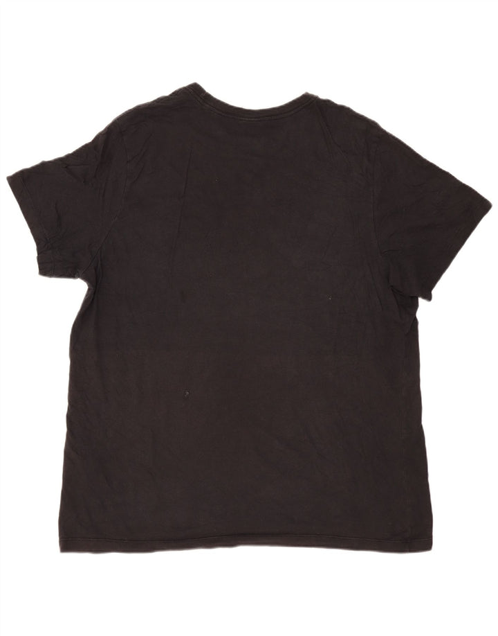 Мужская футболка с рисунком Nike Top 2XL, черный хлопок