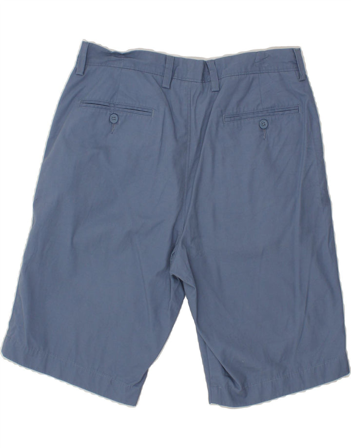 J. CREW Mens Rivington Chino Shorts W32 Medium Blue Cotton Vintage J. Crew and Second-Hand J. Crew from Messina Hembry 