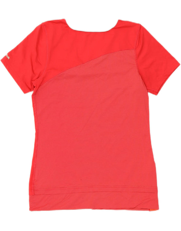 Женская футболка REEBOK Top UK 12, средний розовый полиэстер