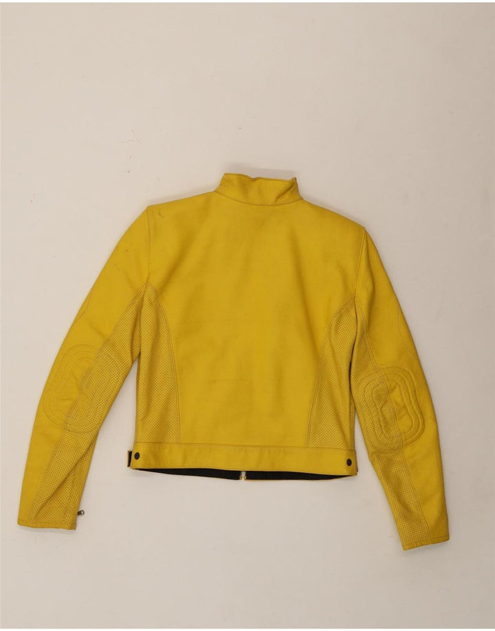 Женская кожаная косуха Corner IT 44 Medium Yellow Leather