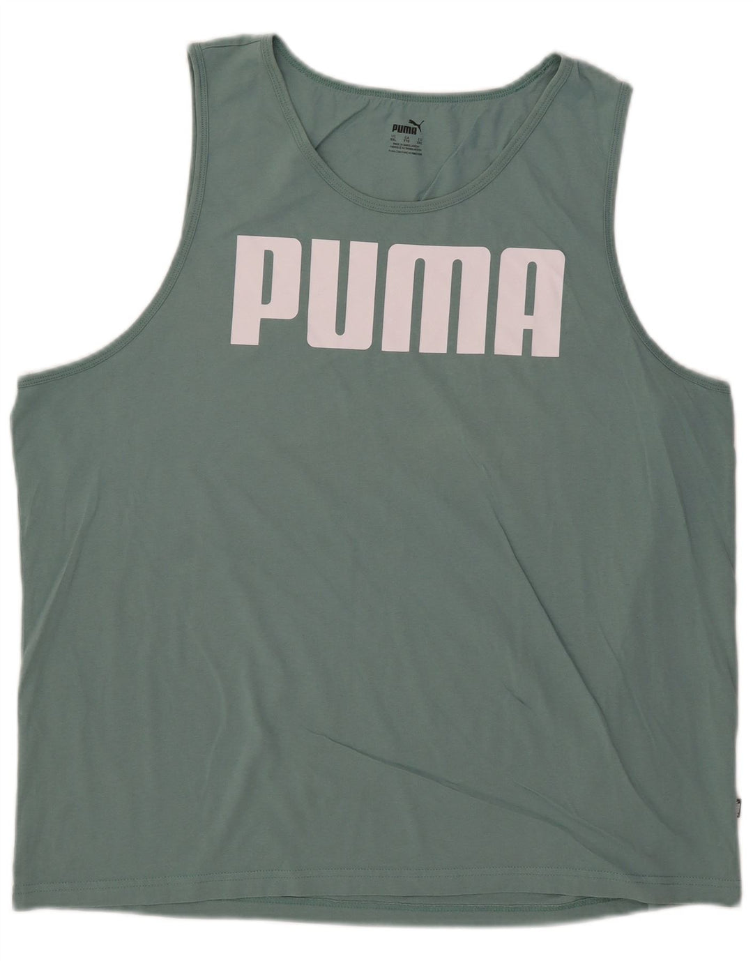 Мужской жилет с рисунком Puma 2XL зеленый