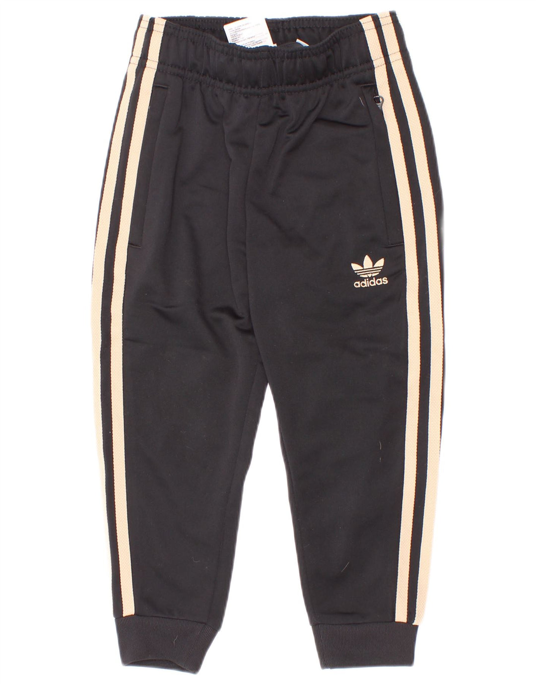 Спортивный костюм Adidas для мальчиков, брюки для бега, 3-4 года, черный полиэстер