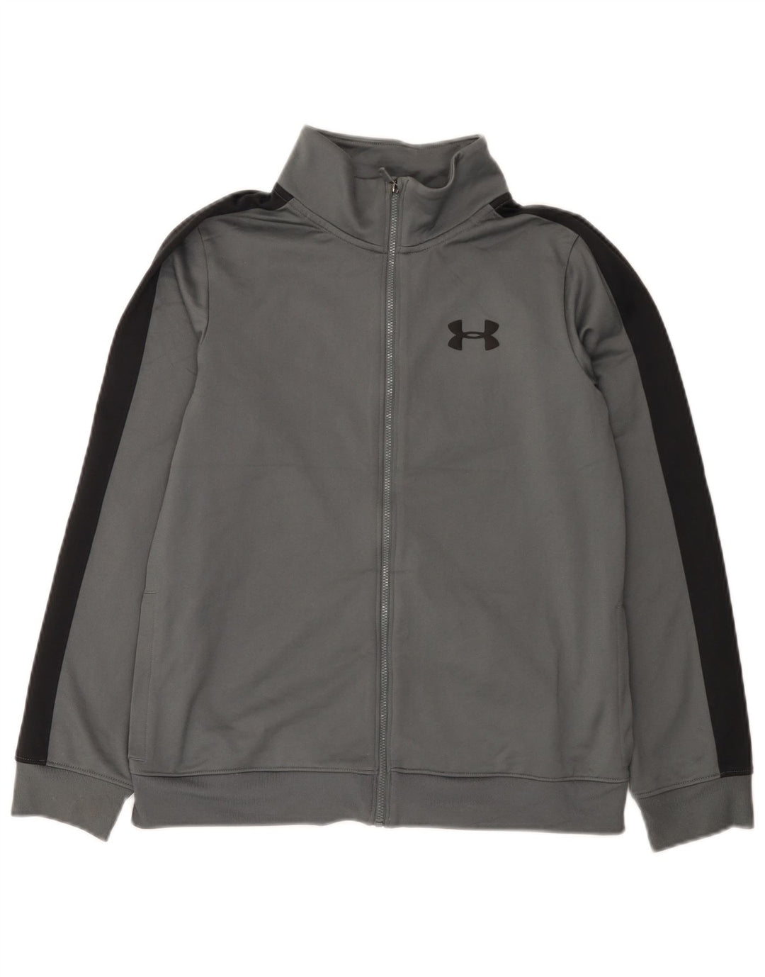 Спортивный костюм Under Armour для мальчиков, верхняя куртка 11–12 лет, большая серая цветная блокировка