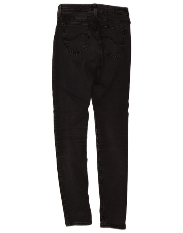 Женские джинсы скинни Lee Scarlett W28 L29, черный хлопок