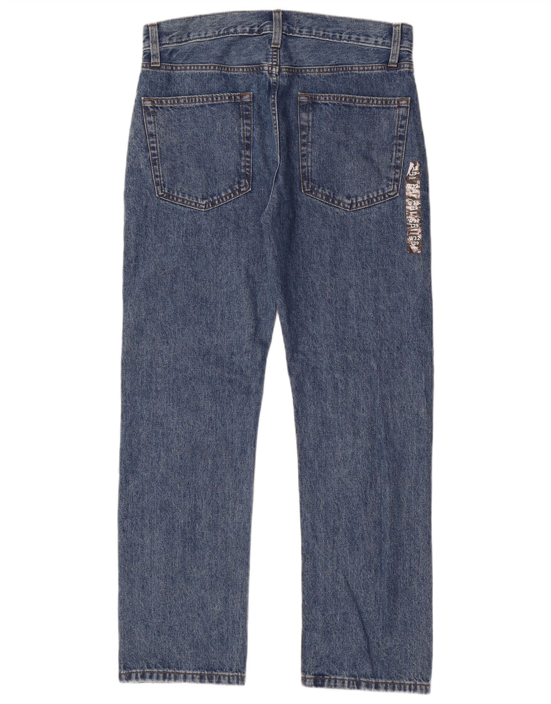 Мужские прямые джинсы Marks & Spencer W32 L29 синие, хлопок