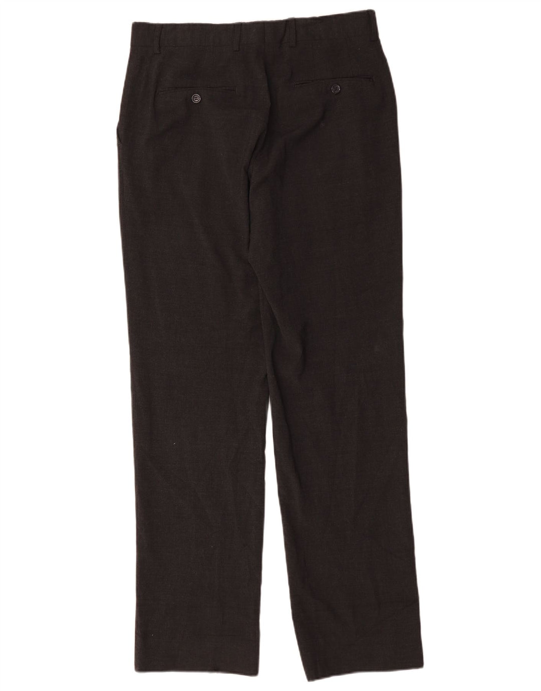 Мужские прямые костюмные брюки Zara EU 42, большие W32 L33, серый полиэстер