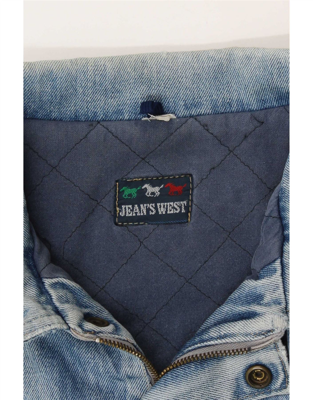 Мужская джинсовая куртка Jean's West UK 38 средний синий