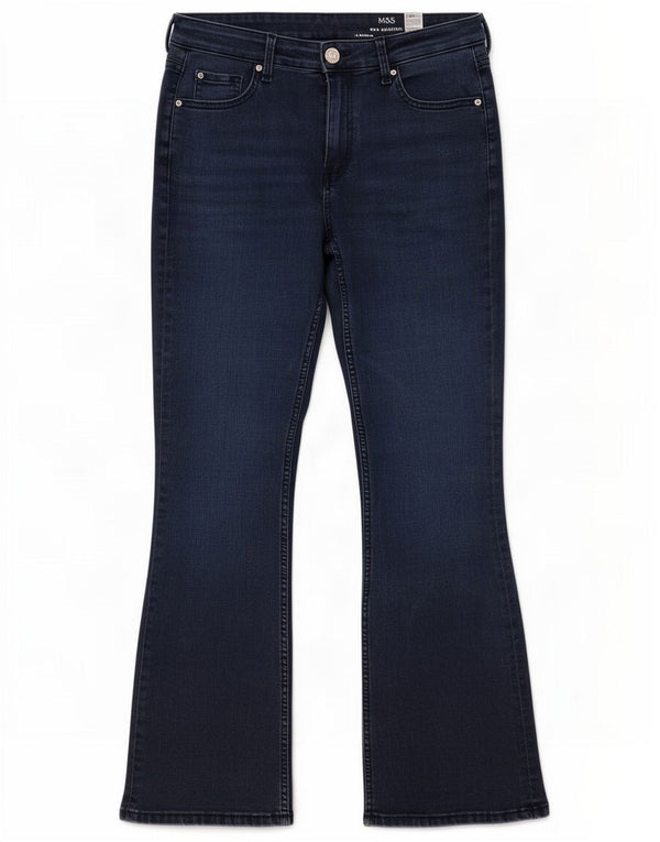 Женские джинсы Marks & Spencer Eva Bootcut UK 14, большие W32 L29, темно-синие