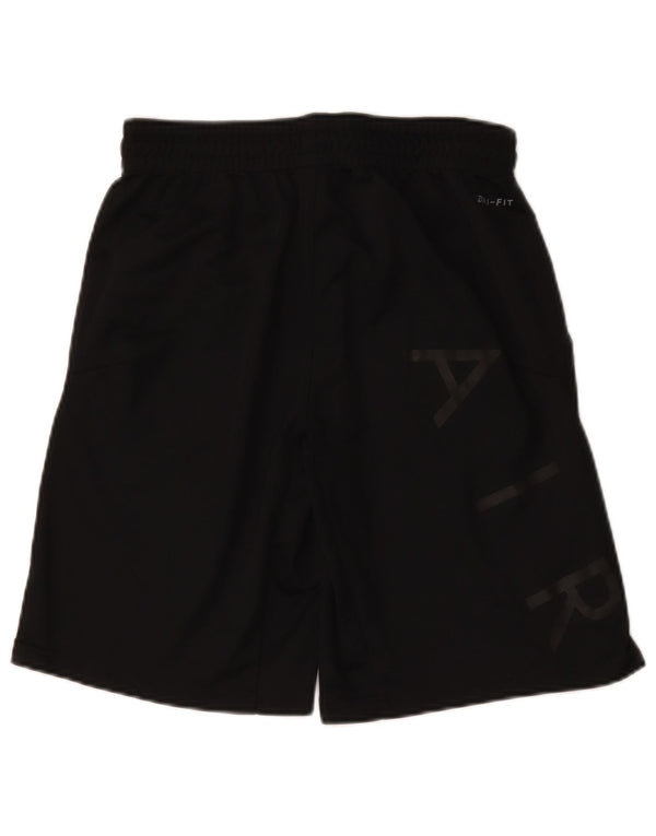 Мужские спортивные шорты Jordan Dri Fit с графическим рисунком, средний черный, полиэстер