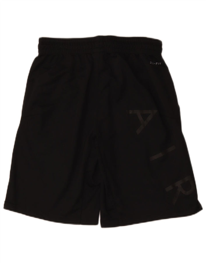 Мужские спортивные шорты Jordan Dri Fit с графическим рисунком, средний черный, полиэстер