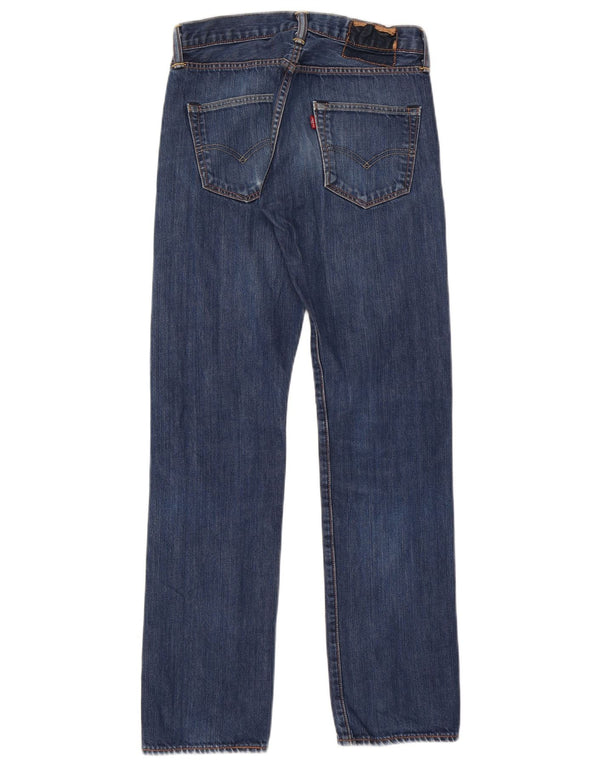 Мужские прямые джинсы Levi's W28 L32 синие, хлопок