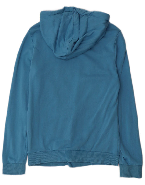 Женский джемпер с капюшоном ADIDAS UK 4/6 XS, синий хлопок