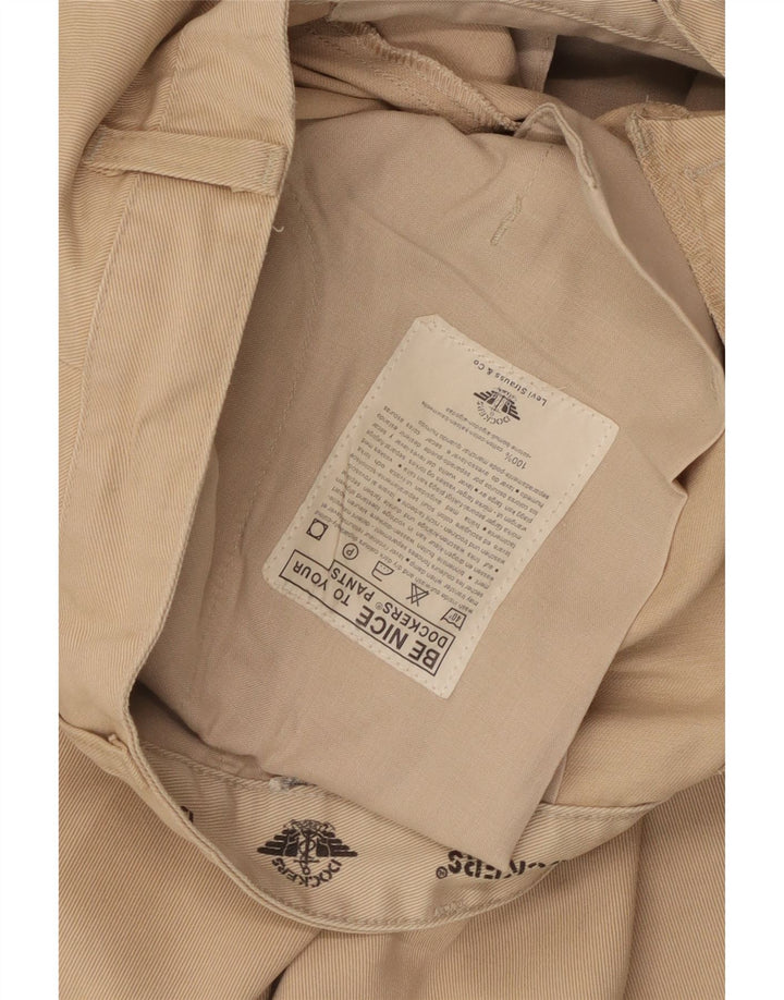 Мужские брюки-чиносы Dockers W30 L30 бежевого цвета, хлопок