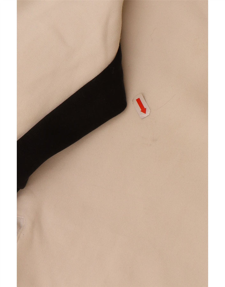 Мужской свитер с капюшоном на молнии PUMA XL Off White, хлопок с цветными блоками