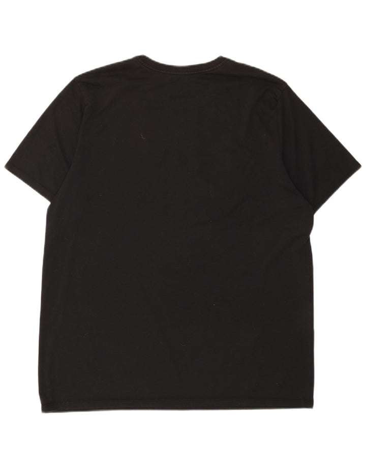 Мужская футболка с рисунком Nike Dri Fit Top XL, черная