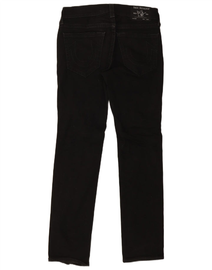 Мужские узкие джинсы True Religion W32 L32, черный хлопок