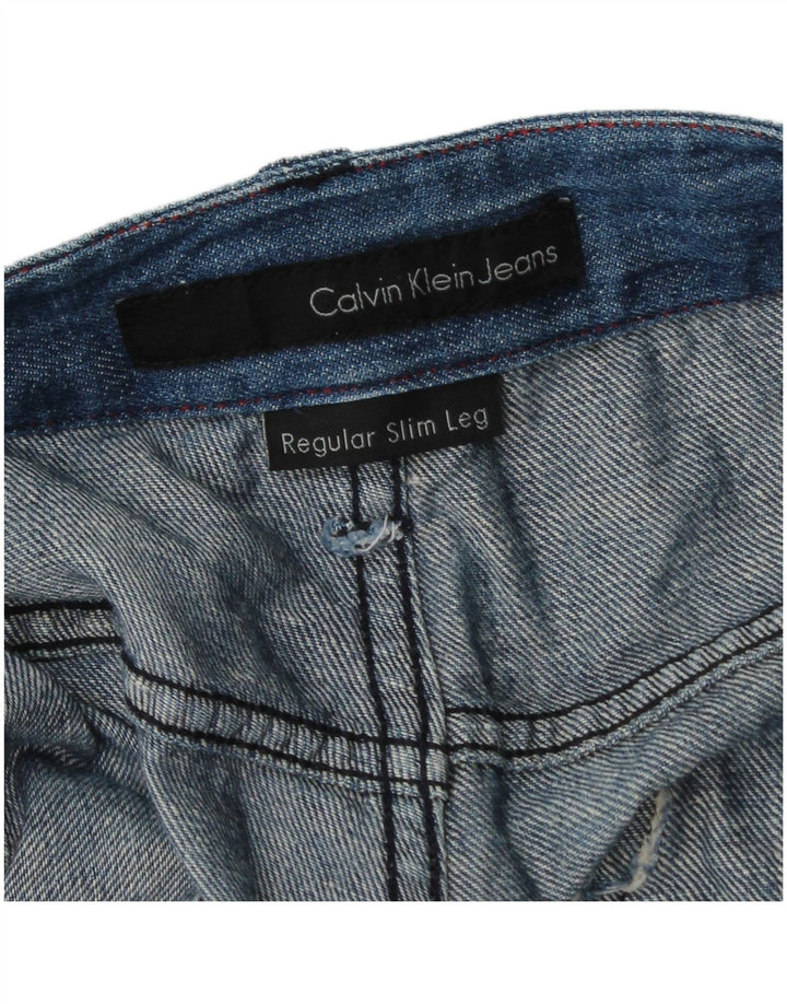 Мужские джинсы Calvin Klein Regular Slim W38 L34 синие