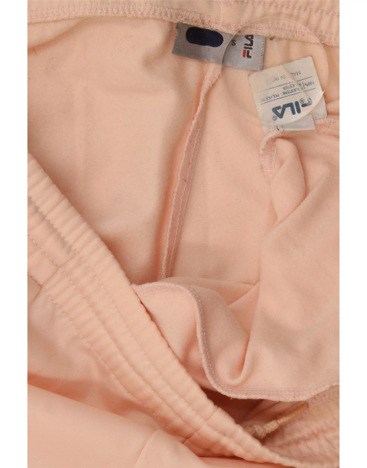 FILA Womens Tracksuit Trousers UK 10 Small Pink Polyester Vintage Fila and Second-Hand Fila from Messina Hembry 