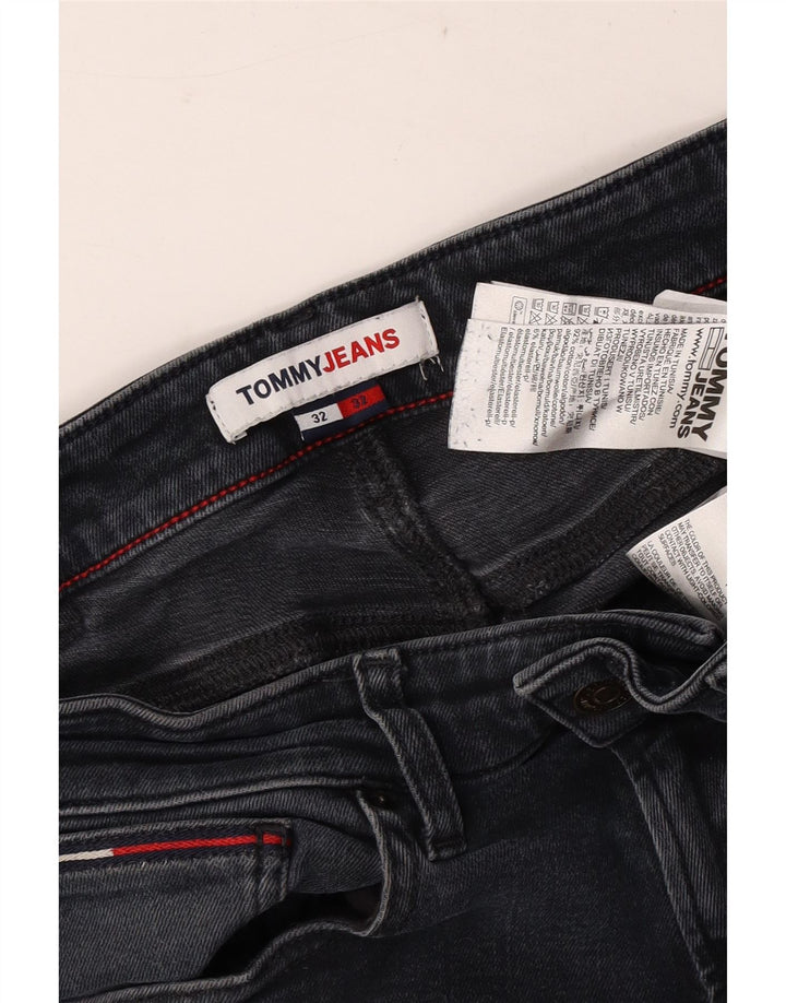 Мужские узкие джинсы Tommy Hilfiger W32 L32 Серые хлопковые