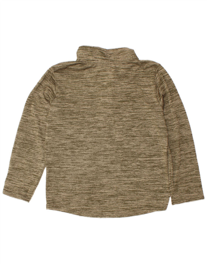 Пуловер спортивный костюм Nike для мальчиков Dri Fit, топ 5–6 лет, средний, хаки, в крапинку