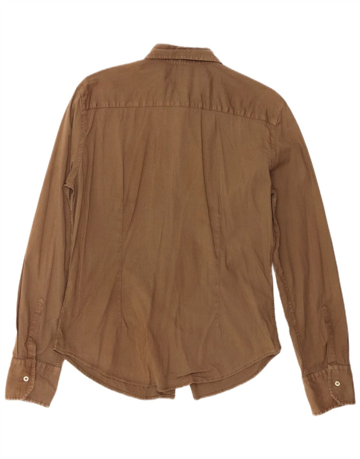 Женская рубашка Fred Perry UK 18 XL, коричневый хлопок