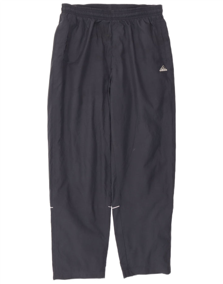 Женские спортивные брюки Adidas UK 14, большие темно-синие, полиэстер