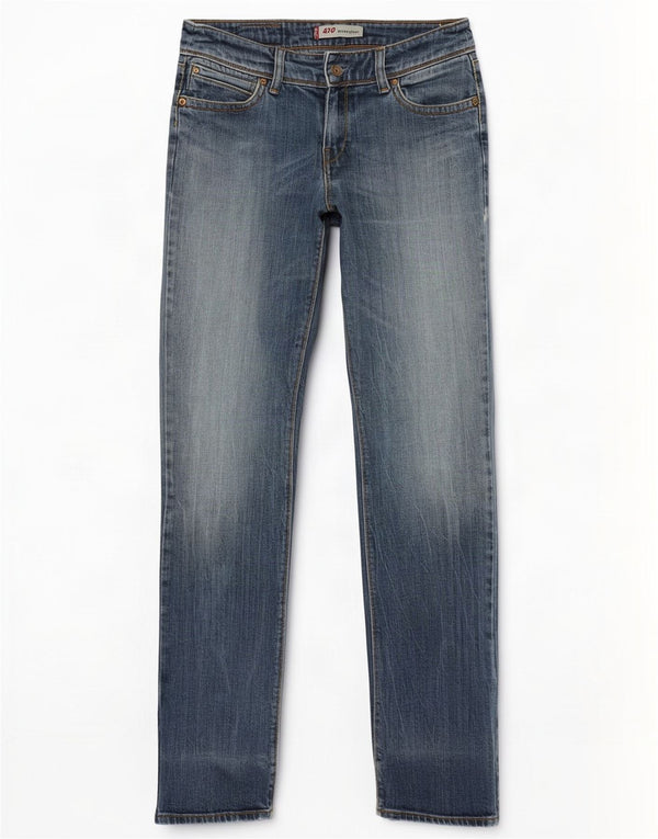 Женские прямые джинсы Levi's 470 W29 L34 синие, хлопок